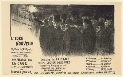 Till de förtvivlade, att de må välja av Théophile Alexandre Steinlen