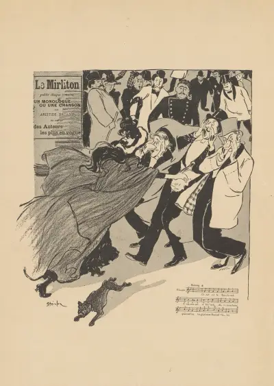 Ballade du Vitriolé av Théophile Alexandre Steinlen
