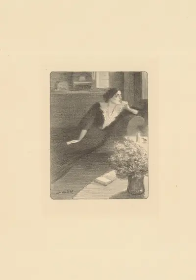 Skymningssång av Théophile Alexandre Steinlen
