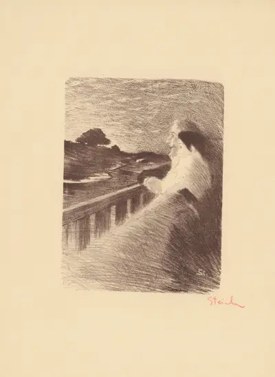 Skymningssång av Théophile Alexandre Steinlen