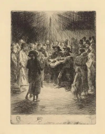 Aftonsång av Théophile Alexandre Steinlen