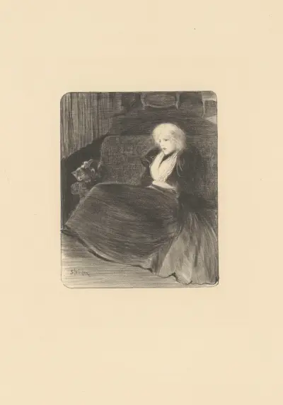 Svag sång av Théophile Alexandre Steinlen