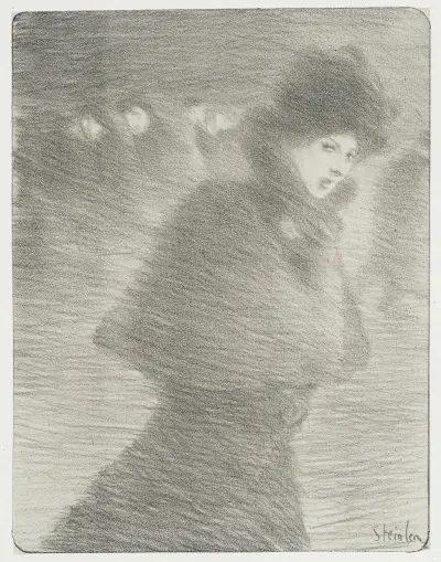 Fem kvinnors sånger av Théophile Alexandre Steinlen