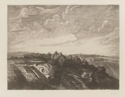 Hohlweg von Théophile Alexandre Steinlen