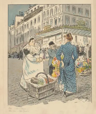 På gatan av Théophile Alexandre Steinlen