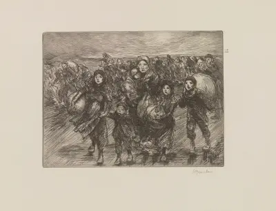Inför invasionen av Théophile Alexandre Steinlen