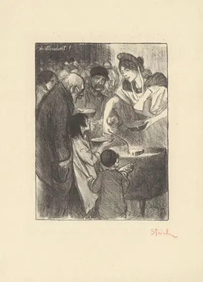 I väntan av Théophile Alexandre Steinlen