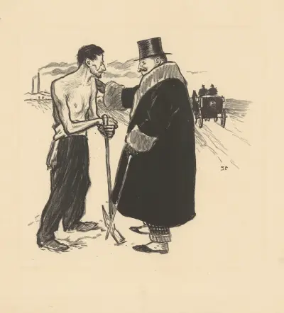 En carême av Théophile Alexandre Steinlen