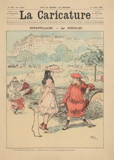 Enfantillage av Théophile Alexandre Steinlen