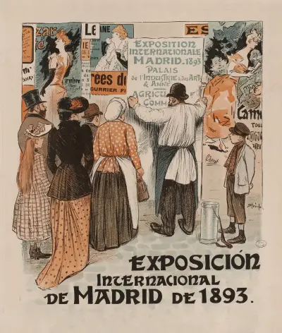 Internationella utställningen i Madrid av Théophile Alexandre Steinlen