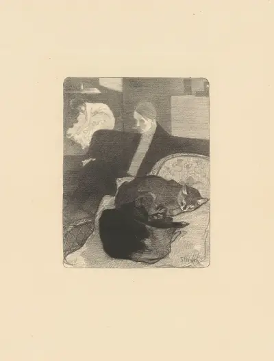 Fanfreluches av Théophile Alexandre Steinlen