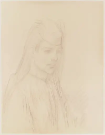 Kvinna i halvbild – kolsortererska av Théophile Alexandre Steinlen