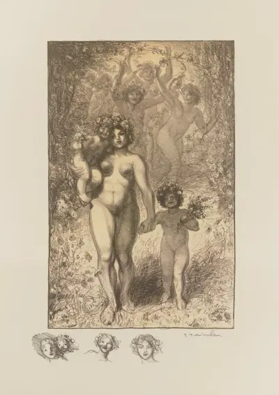 Floréal av Théophile Alexandre Steinlen