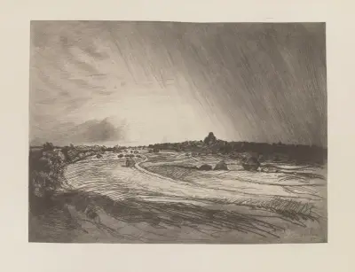 Grande plaine av Théophile Alexandre Steinlen
