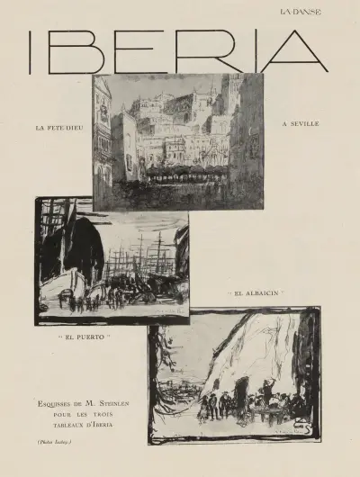 Iberien. Kristi lekamens fest av Théophile Alexandre Steinlen