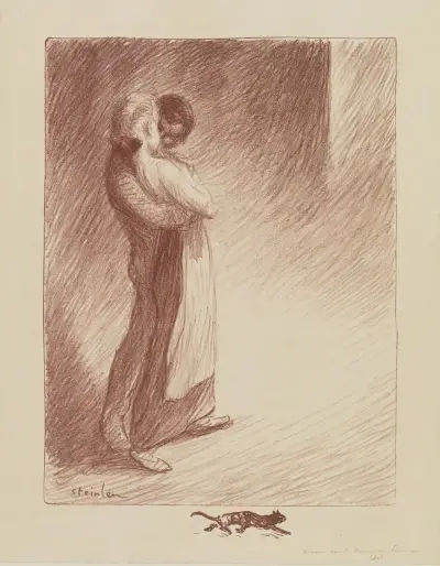 Förstadsidyll av Théophile Alexandre Steinlen