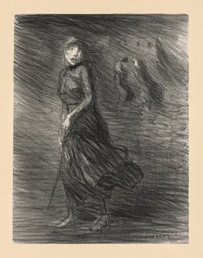 På gatan av Théophile Alexandre Steinlen