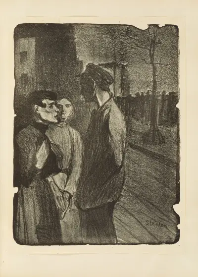 I förorten av Théophile Alexandre Steinlen