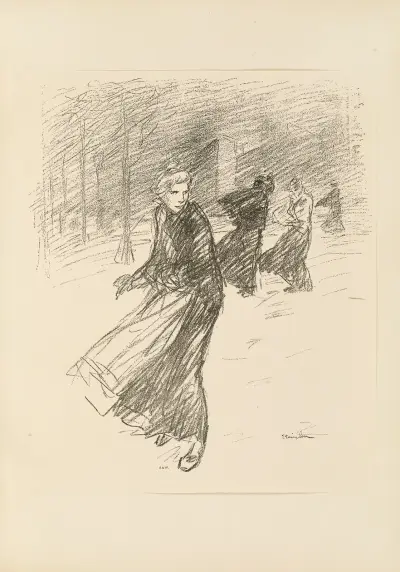 I förorten av Théophile Alexandre Steinlen