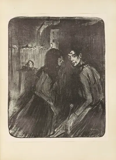 I förorten av Théophile Alexandre Steinlen