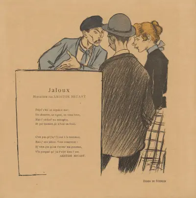 Jaloux – Monolog av Aristide Bruant av Théophile Alexandre Steinlen