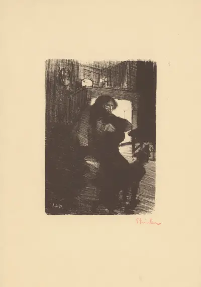 Den förtvivlades ballad av Théophile Alexandre Steinlen