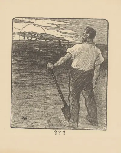 Gott nytt år av Théophile Alexandre Steinlen
