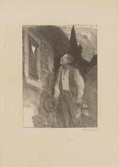 Svartsjuka av Théophile Alexandre Steinlen