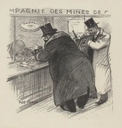 La majorité opportuniste av Théophile Alexandre Steinlen