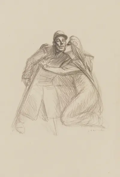 Hjälp till krigets lemlästade av Théophile Alexandre Steinlen