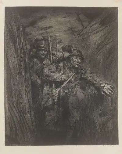 Le boyau av Théophile Alexandre Steinlen