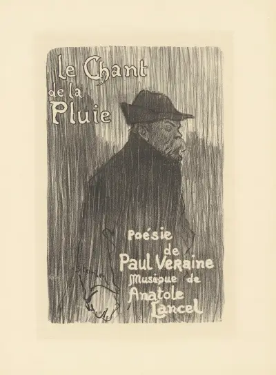 Regnets sång – dikt av Paul Verlaine av Théophile Alexandre Steinlen