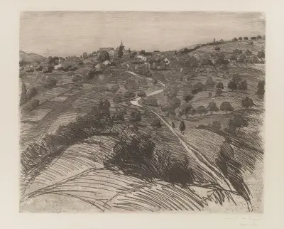 Sluttningen av Théophile Alexandre Steinlen
