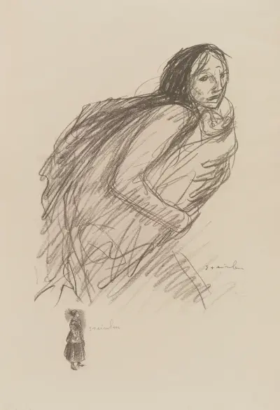 Zeppelinaren av Théophile Alexandre Steinlen