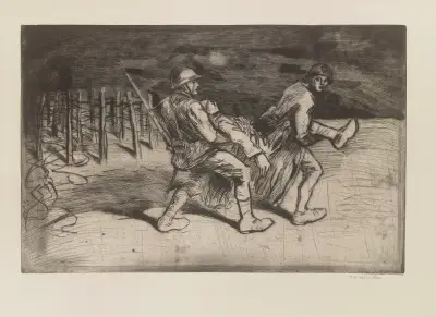 Les camarades av Théophile Alexandre Steinlen
