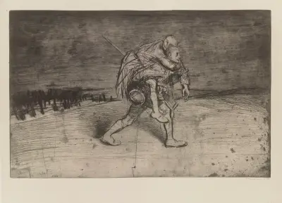 De två vännerna av Théophile Alexandre Steinlen