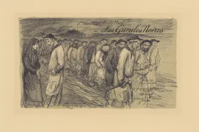 Les gueules noires av Théophile Alexandre Steinlen