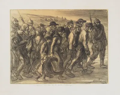 Internerade – in i de tyska fängelsehålorna av Théophile Alexandre Steinlen