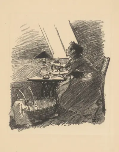 Sommarens glädje av Théophile Alexandre Steinlen