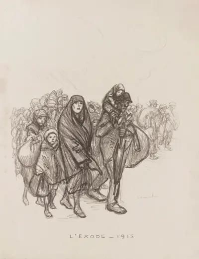 Utvandringen av Théophile Alexandre Steinlen