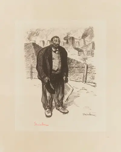 Den ärlige arbetaren av Théophile Alexandre Steinlen