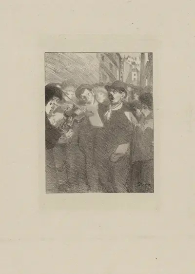 Kvinnornas ö av Théophile Alexandre Steinlen