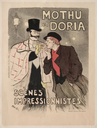 Mothu et Doria – Scènes impressionistes av Théophile Alexandre Steinlen