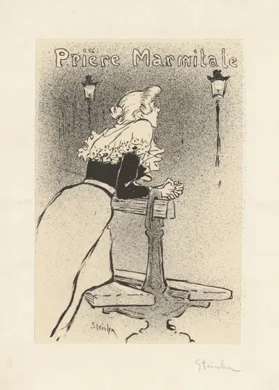 Prière Marmitale av Théophile Alexandre Steinlen