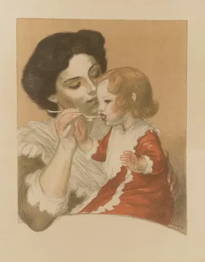 Racahout des Arabes av Théophile Alexandre Steinlen