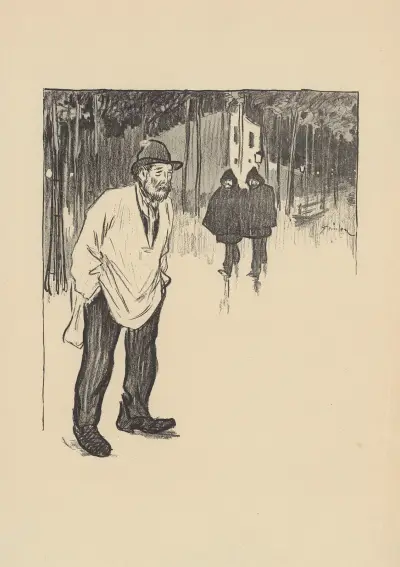 Récidiviste av Théophile Alexandre Steinlen