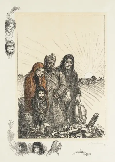 Återkomst till hemmet av Théophile Alexandre Steinlen