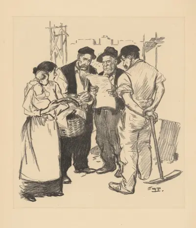 Tillbaka i tiden av Théophile Alexandre Steinlen