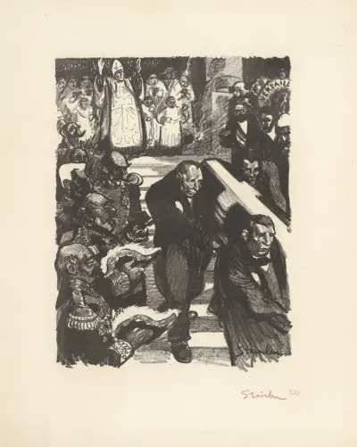 Rochefort se meurt! Rochefort est mort! av Théophile Alexandre Steinlen