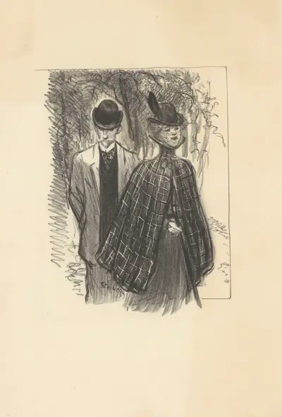 Höstens bristning av Théophile Alexandre Steinlen